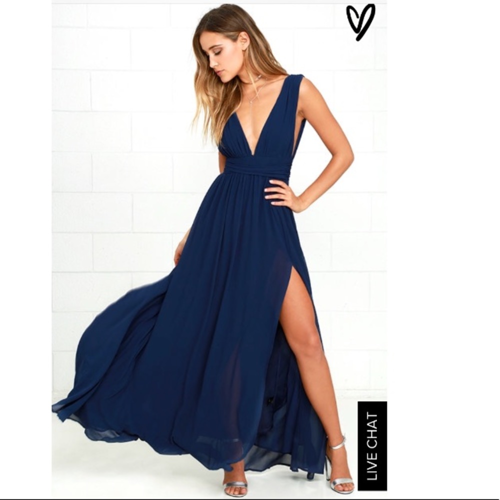 Lulus Heavenly Hues Maxi Dress sz Medium